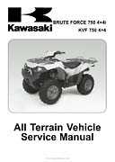 2004 Kawasaki KVF750 - 4x4, Service Manual.