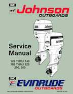 125HP 1993 125WTPXD Johnson/Evinrude outboard motor Service Manual