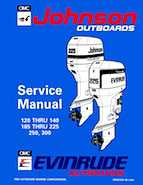 125HP 1994 J125ESXER Johnson outboard motor Service Manual
