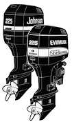 125HP 1995 125RWLE Johnson/Evinrude outboard motor Service Manual