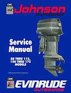 150HP 1990 J150TXES Johnson outboard motor Service Manual