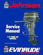 10HP 1990 10KCLD Johnson/Evinrude outboard motor Service Manual