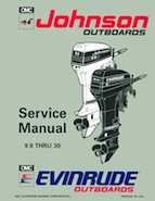 10HP 1993 10RPV Johnson/Evinrude outboard motor Service Manual