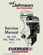 115HP 1995 J115SXEO Johnson outboard motor Service Manual