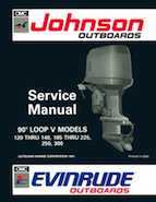 1992 Johnson Evinrude "EN" 90 degrees Loop V Service Repair Manual, P/N 508147