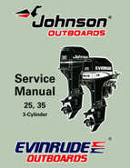 1997 Johnson/Evinrude EU 25, 35 HP 3-Cylinder outboards Service Repair Manual P/N 507264