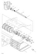 1999 Summit - 500/X 670 Drive Axle and Track parts diagram