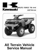 2008-2009 Kawasaki Brute Force 750 4x4i KVF750 4x4 Service Manual