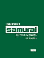 1986-1988 Suzuki Samurai Factory Service Manual