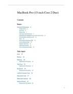 MacBook Pro 15-Inch Core 2 Duo Late 2006 Service Manual