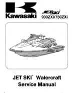 1995-1997 Kawasaki 750ZXi-900ZXi Jet Ski Repair Manual