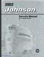 2003 Johnson ST 6/8 HP 4 Stroke Outboards Service Repair Manual, PN 5005471