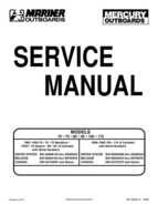 1987-1993 Mercury Mariner Outboards 70/75/80/90/100/115HP 3 and 4-cylinder Factory Service Manual