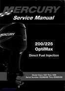 Mercury Optimax - 200, 225, DFI 1997-1999 Service Manual