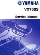 1992-1993 Yamaha V Max 4 VX750 Snowmobile Factory Service Manual